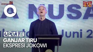 Momen Ganjar Tirukan Ekspresi Melongo Jokowi