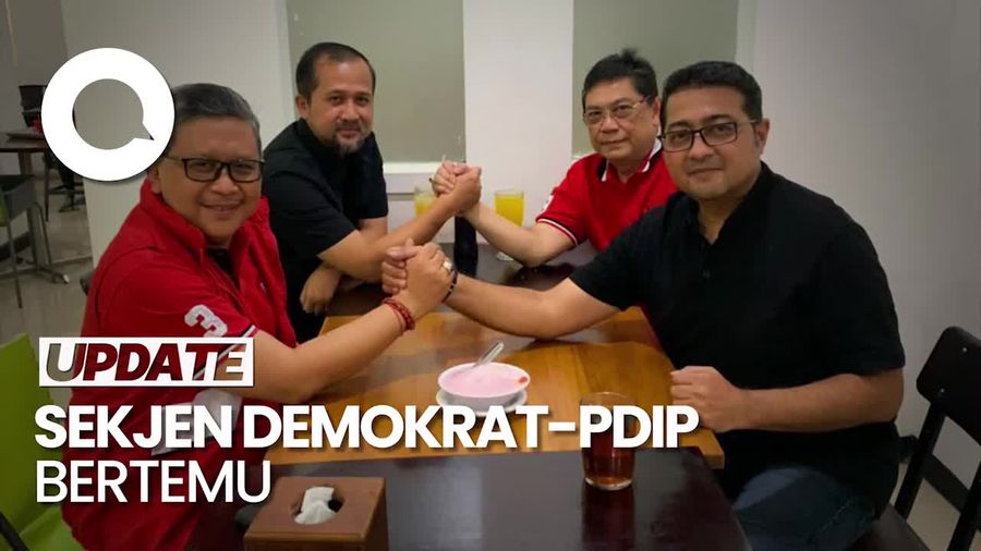 Sekjen Demokrat-PDIP Bertemu Bahas Jadwal Pertemuan Puan dan AHY