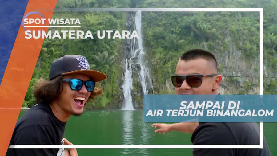 Langsung Mengalir ke Danau Toba, Keunikan Air Terjun Binangalom Sumatera Utara