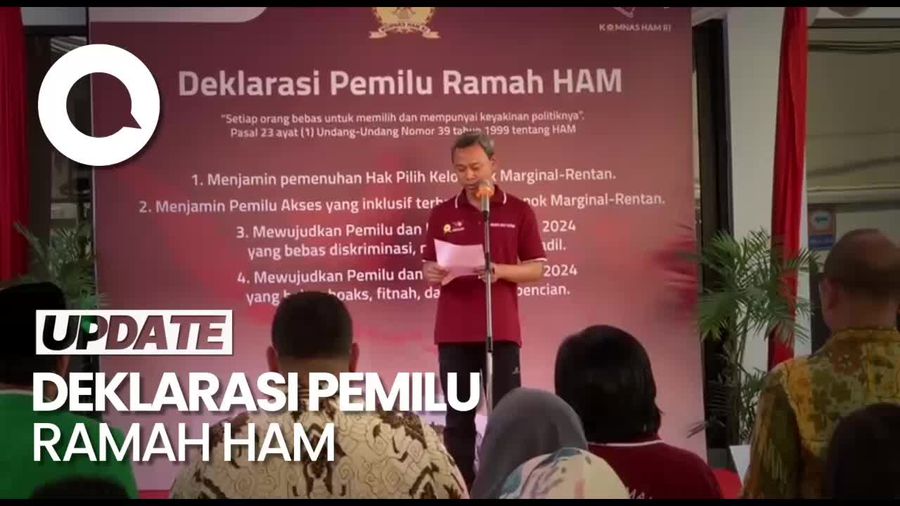 Komnas HAM Deklarasikan Pemilu Tanpa Diskriminasi