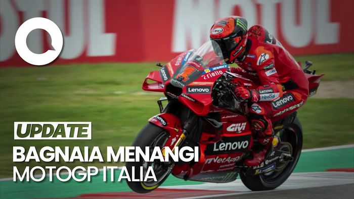 Bagnaia Juara MotoGP Italia, Ducati Kuasai Top 4