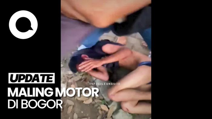 Kepergok Saat Beraksi, Maling Motor Ini Ngacir-Tabrak Tiang Listrik