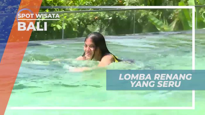 Adu Cepat Lomba Berenang di Infinity Pool Bali