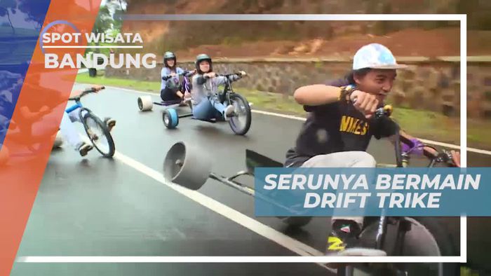 Keseruan Bermain Drift Trike di Kota Bandung