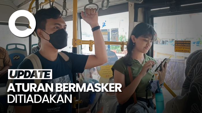 Jajal Transjakarta Saat Aturan Masker Tak Berlaku Lagi