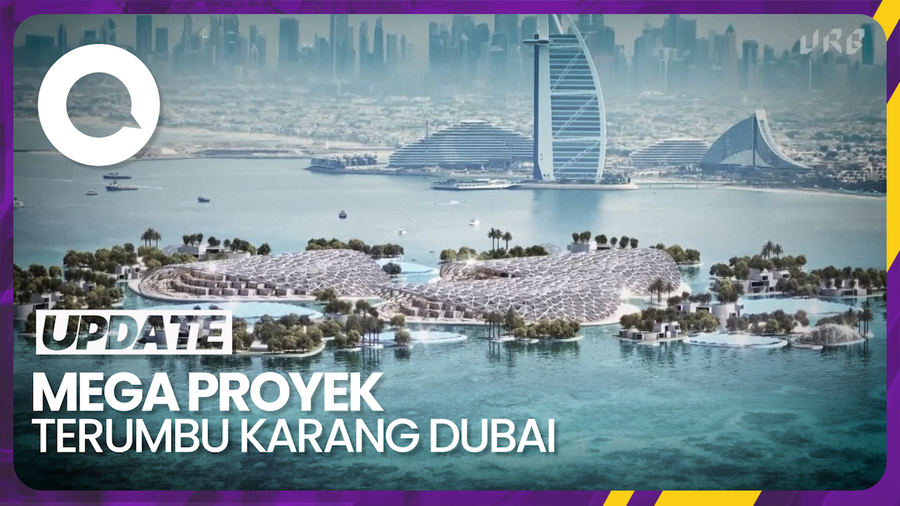 Mengintip Mega Proyek 1 Miliar Terumbu Karang Dubai