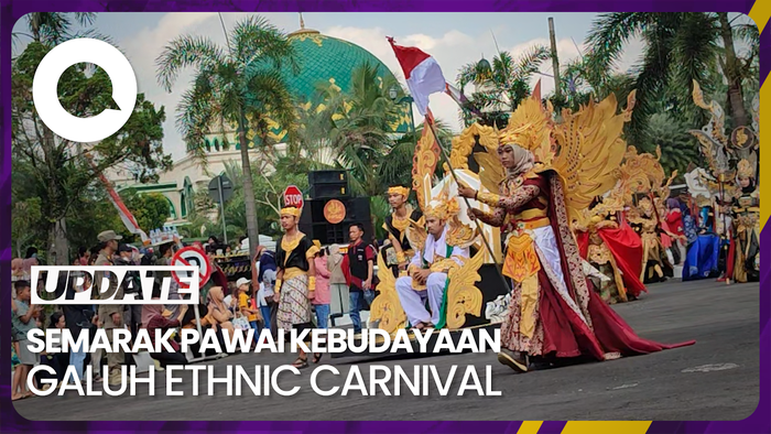 Meriahnya Gelaran Acara Kebudayaan Galuh Ethnic Carnival di Ciamis
