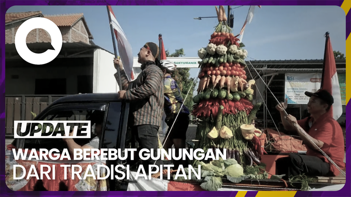 Suasana Tradisi Apitan di Semarang