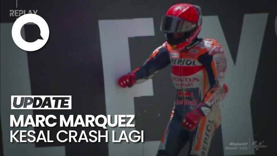 Duo Marquez Crash Saat Buru Podium MotoGP Italia