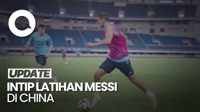 Messi Mulai Latihan Bareng Argentina Jelang Lawan Australia
