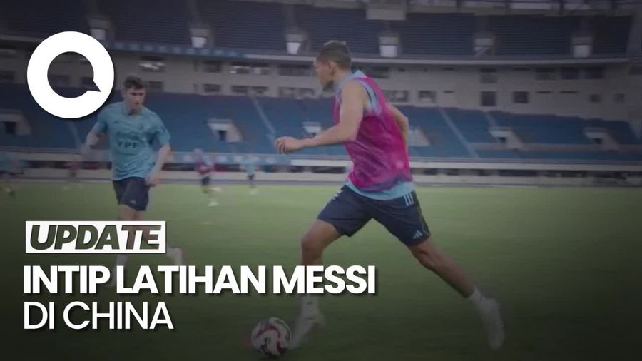 Messi Mulai Latihan Bareng Argentina Jelang Lawan Australia