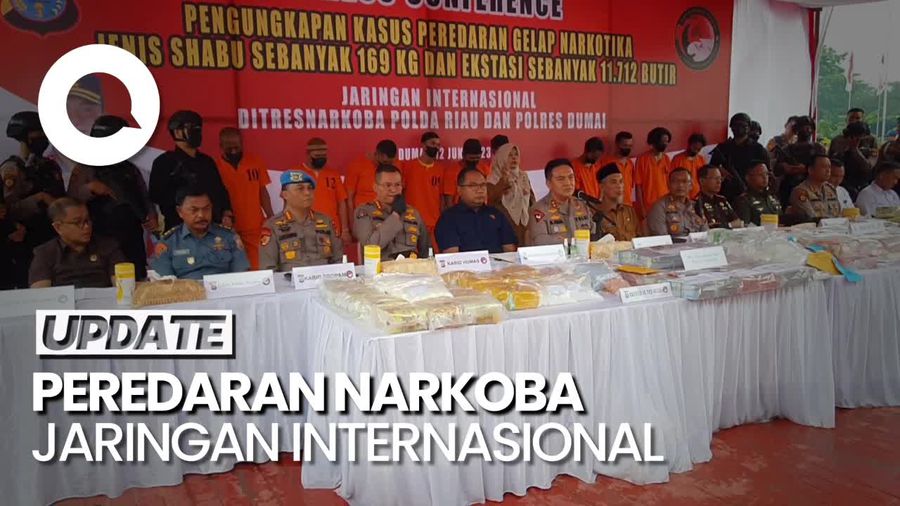  Selama 3 Bulan Polda Riau Sita 169 Kg Sabu-Uang Rp 3 M