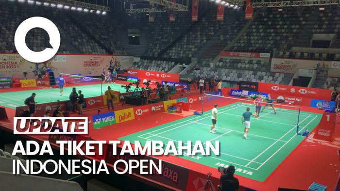 Tiket Indonesia Open Habis, Panitia Siapkan Tiket Tambahan Offline