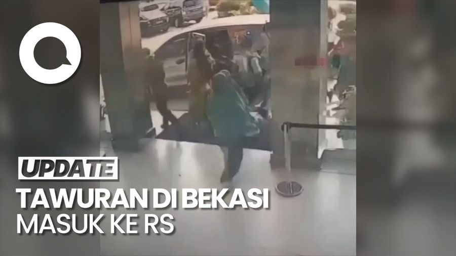 Viral Video Tawuran di Bekasi, Ibu-ibu Baru Keluar RS Terinjak-injak