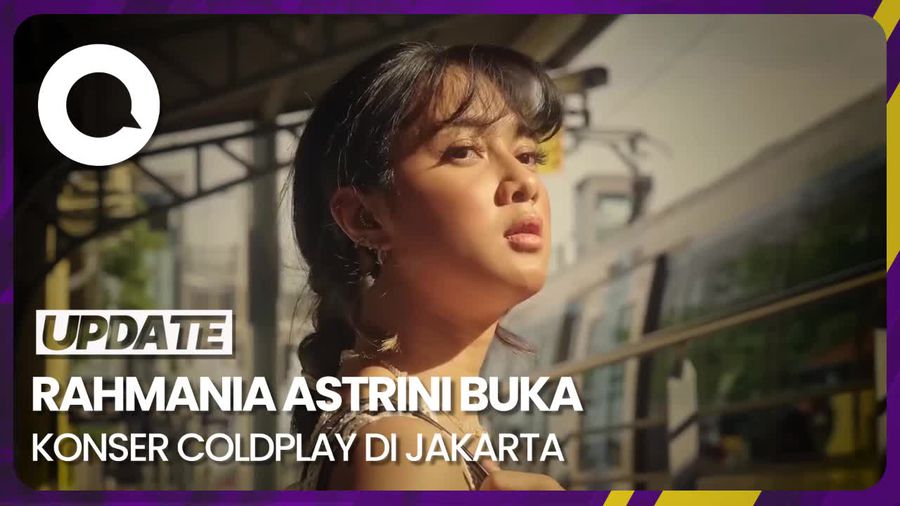 Rahmania Astrini Jadi Guest Star Konser Coldplay di Jakarta