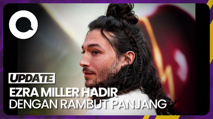Penampilan Ezra Miller di Premiere The Flash