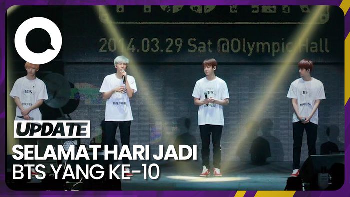 Pesan Menyentuh RM di Hari Jadi BTS yang ke-10