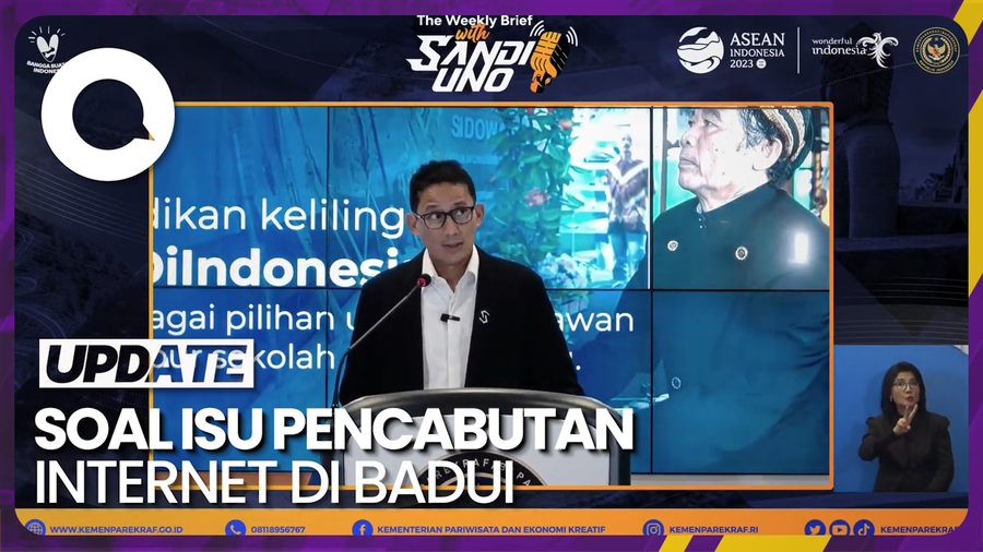 Sandiaga Uno Respon Permintaan Suku Badui Dalam