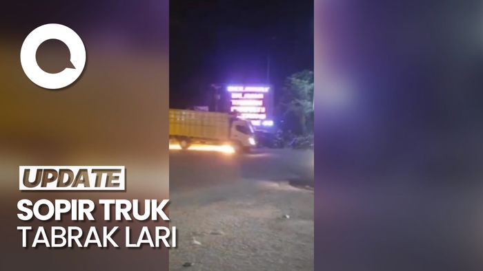 Truk Tabrak-Seret Motor hingga Berapi-api di Jambi