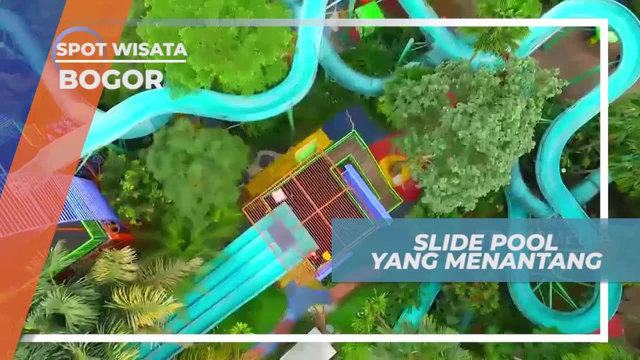 Mencoba Wahana Slide Pool yang Menantang, Bogor