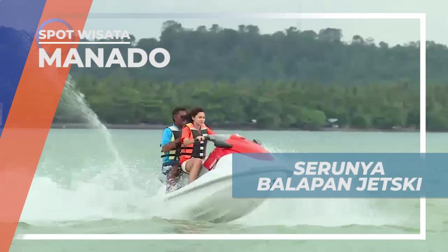 Adu Cepat Balap Jet Ski di Manado