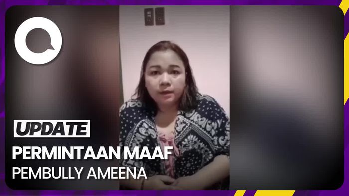 Tangis Menyesal Pembully Ameena: Saya Berkomentar Iseng-iseng Saja