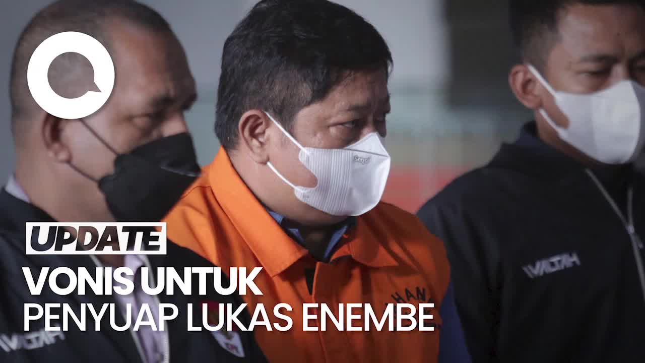 Tok! Rijatono Lakka Penyuap Lukas Enembe Divonis 5 Tahun Bui