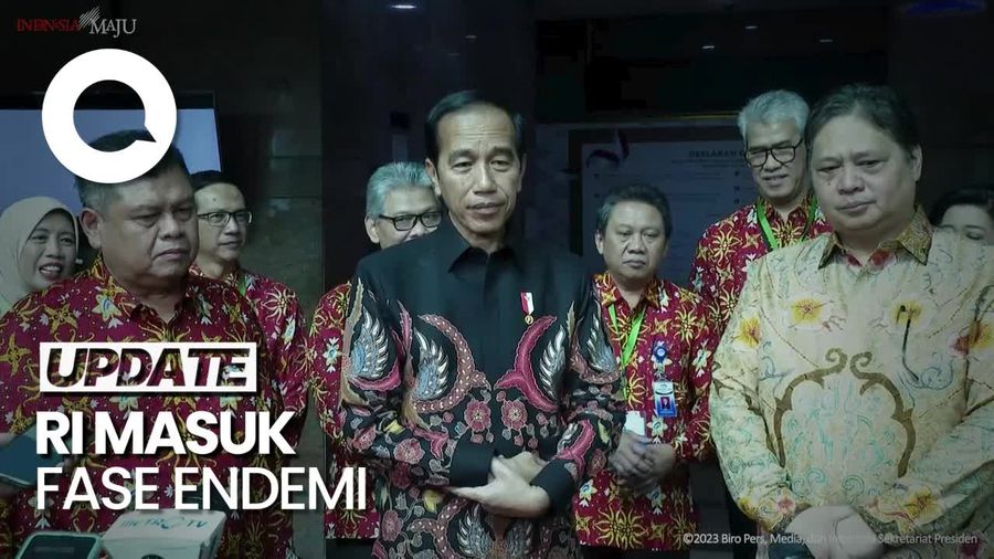 Jokowi Putuskan RI Masuk Endemi Covid-19 dalam Beberapa Pekan ke Depan