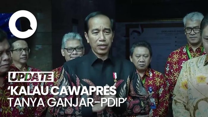 Jokowi Buka Suara soal Isi Pertemuan dengan Ganjar