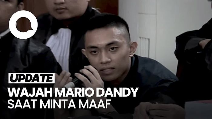 Lihat Lagi Ekspresi Mario Dandy saat Minta Maaf ke Ayah David