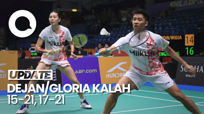 Banjir Error, Dejan/Gloria Tumbang di Babak Awal Indonesia Open 2023