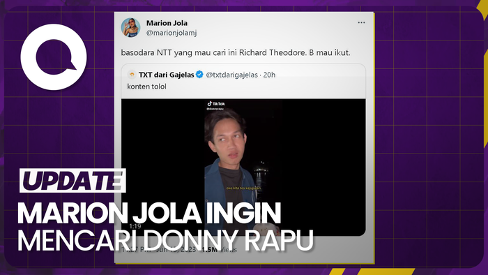 Marion Jola Geram dengan Konten Kreator Tes Kejujuran Orang NTT