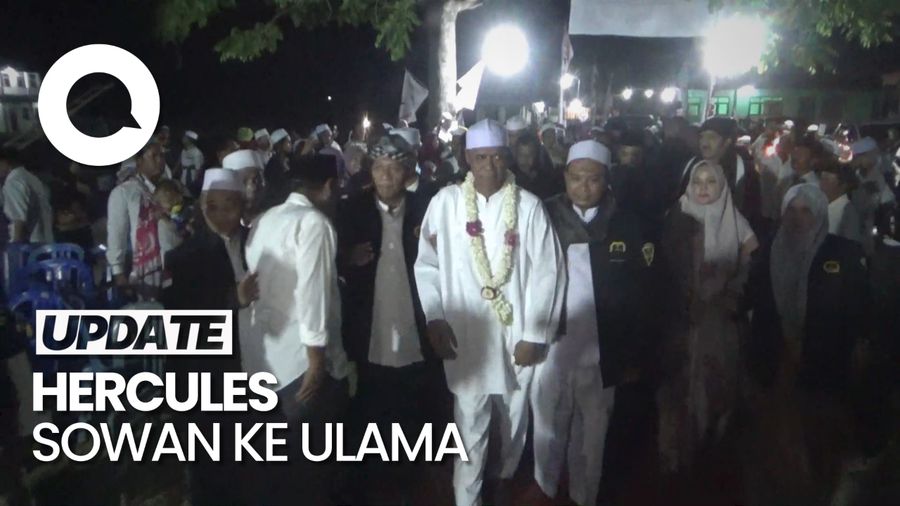 Momen Hercules Disambut Sejumlah Ulama di Probolinggo Jawa Timur