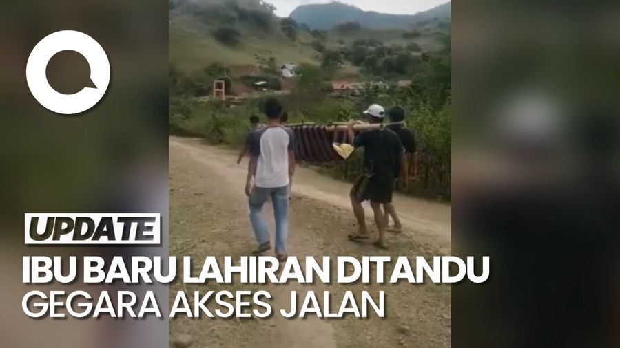 Wanita Baru Lahiran di Sulsel Ditandu 5 Km Demi Dapat Layanan Ambulans