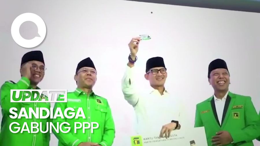 Sandiaga Uno Resmi Dikukuhkan Sebagai Kader PPP