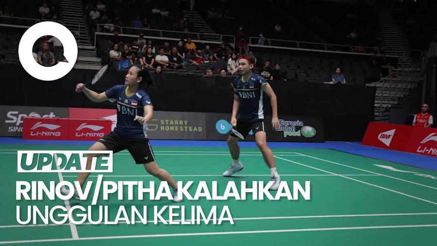 Rinov/Pitha Melangkah ke 16 Besar Indonesia Open 2023