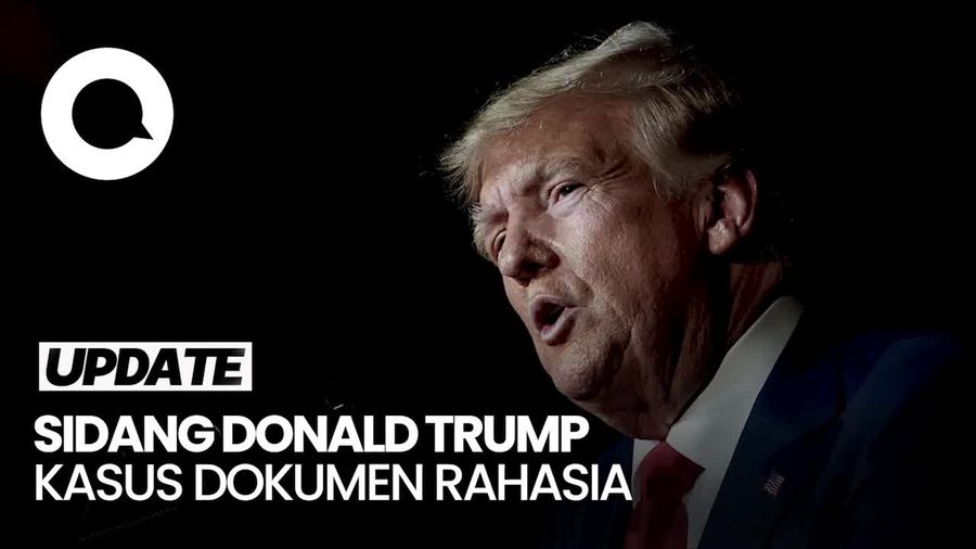 Donald Trump Hadapi Sidang 37 Dakwaan Terkait Dokumen Rahasia