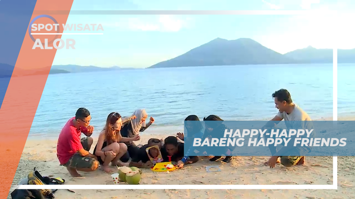 Berbagi Keseruan Bersama Happy Friend di Tepi Pantai, Alor