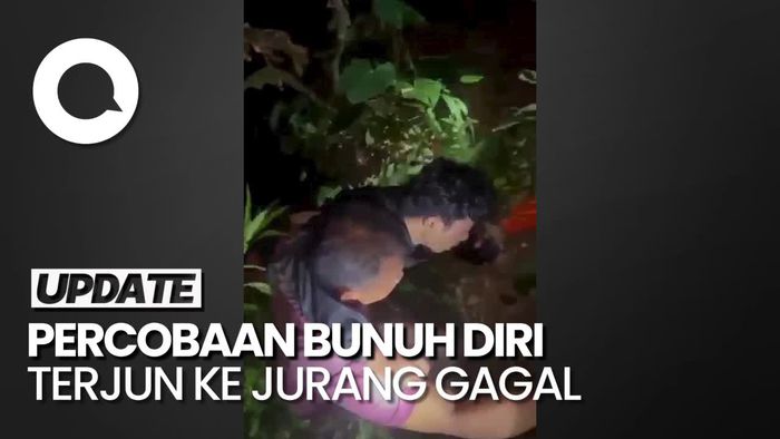 Pria Asal Gianyar Selamat Usai Coba Bunuh diri di Jurang Sedalam 25 Meter