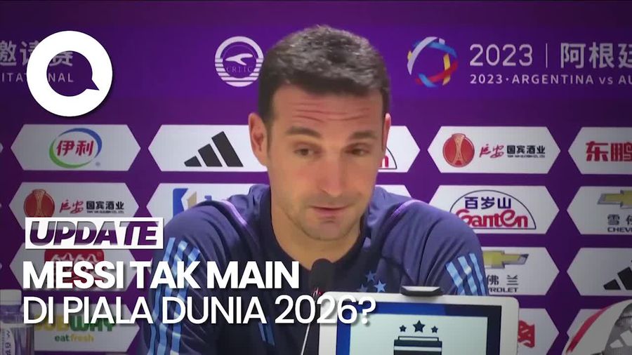 Scaloni Soal Messi Masih Bakal Main di Piala Dunia 2026 atau Tidak