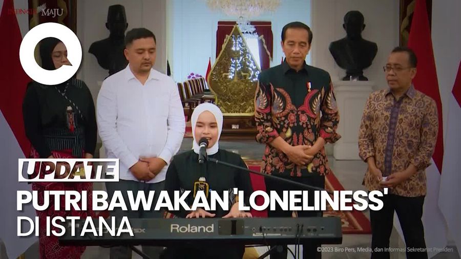 Ini Penampilan Putri Ariani Nyanyi di Istana