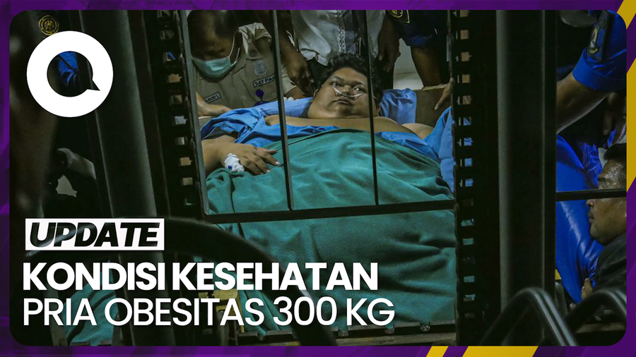 Kondisi Terkini Pria Obesitas Asal Tangerang yang Dirawat di RSCM