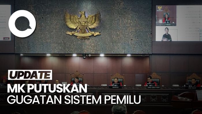 Sidang Putusan Sistem Pemilu Dimulai, Habiburokhman Cs Datang ke MK
