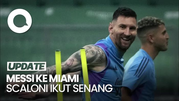 Messi ke Inter Miami, Scaloni: Yang Penting Dia Nyaman