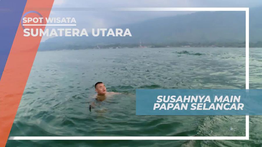 Keseimbangan, Kunci Bermain Papan Selancar di Danau Toba