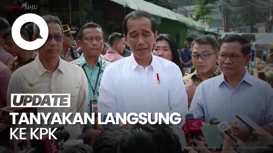 KPK Usut Dugaan Peran Mentan, Jokowi: Hati-hati Kelola Uang Negara