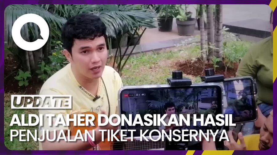 Aldi Taher Bakal Donasikan Hasil Penjualan Tiket Konsernya ke Yayasan Kanker