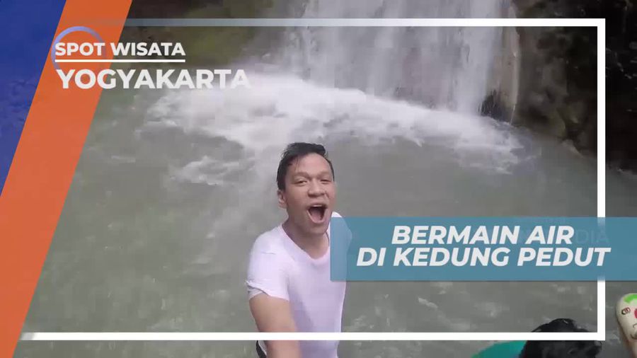 Menikmati Sensasi Segar Bermain di Air Terjun Kedung Pedut Yogyakarta