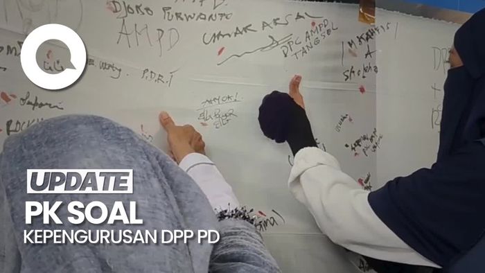 DPP Demokrat Gelar Aksi Cap Jempol Darah, Lawan PK Moeldoko