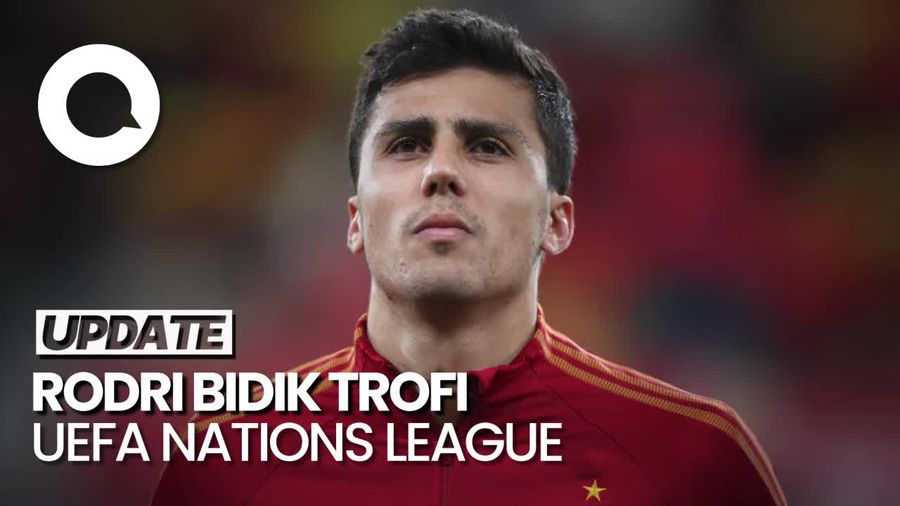 Usai Treble Bareng Man City, Rodri Bidik Trofi UEFA Nations League